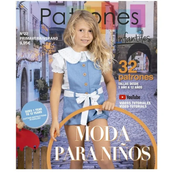 Revista Patrones Infantiles nº 22 - Moda para Niños Primavera-Verano