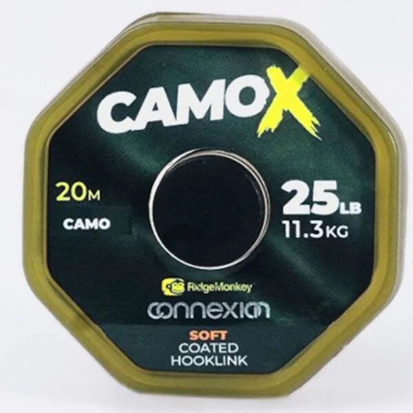 RidgeMonkey Connexion CamoX Soft Coated Hooklink 25lb