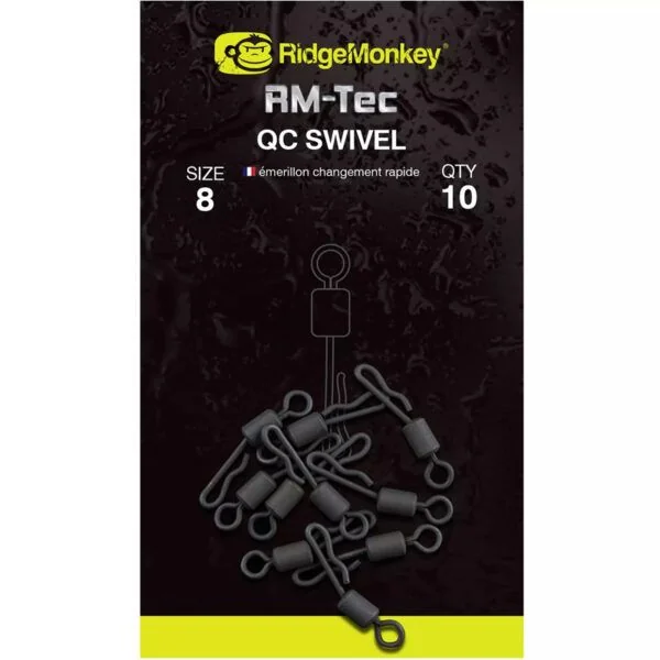 RidgeMonkey RM-Tec Quick Change Swivel Nº 8 - Imagen 2