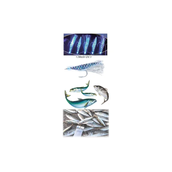Sabiki Real Scale UV Flasher Mackerel - Imagen 3