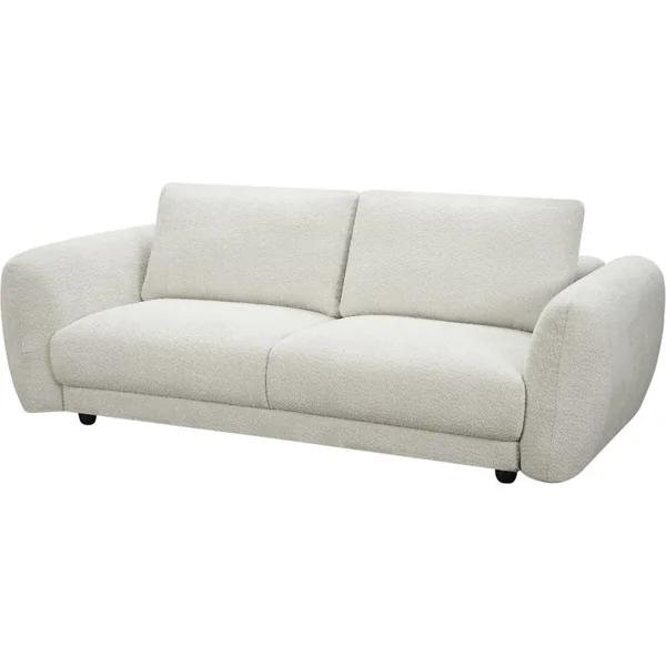 "Saint Germain S" Chenille Stof Rechte Bank - 3 Zits - Beige