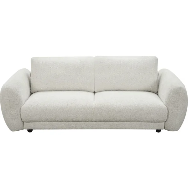 "Saint Germain S" Chenille Stof Rechte Bank - 3 Zits - Beige - Imagen 5