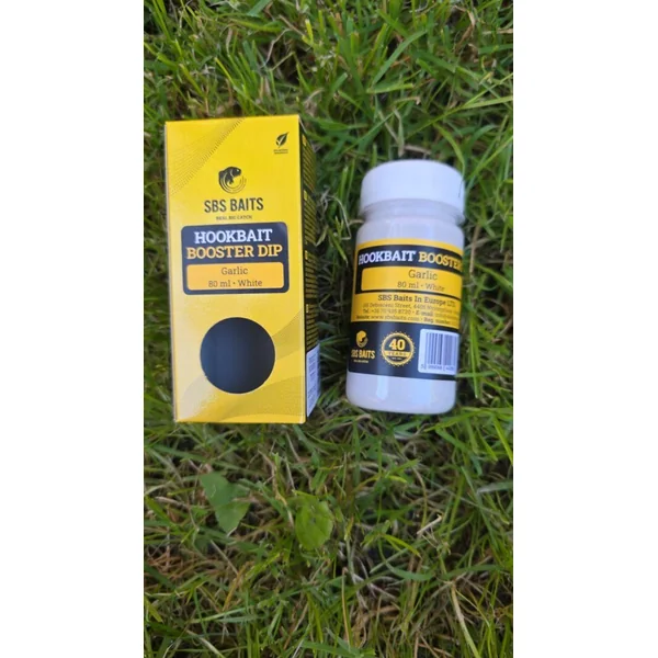 Sbs Baits Hookbait Booster Dip Garlic 80ml White