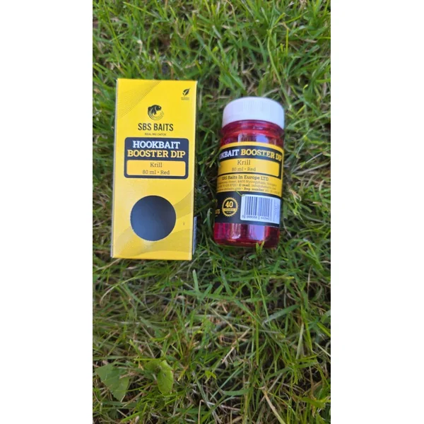 Sbs Baits Hookbait Booster Dip Krill 80ml Red