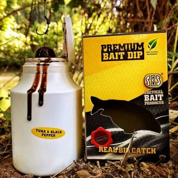 SBS Premium Bait Dip Tuna & Black Pepper 250ml