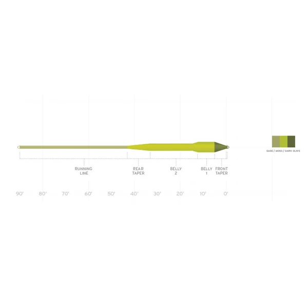 Scientific Anglers Amplitude Smooth Titan Línea de mosca larga