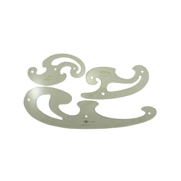 Set 3 Plantillas Burmester para Diseño de Curvas