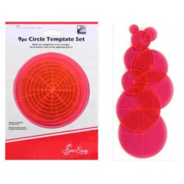Set 9 Plantillas Círculos Sew Easy