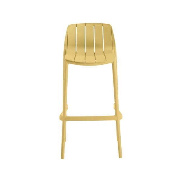 Set van 2 "Vaena" stapelbare tuinstoelen - Geel - Imagen 4