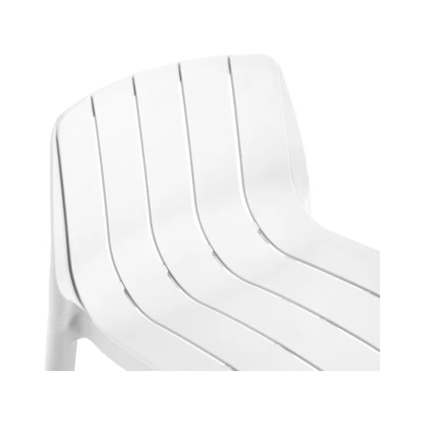 Set van 2 "Vaena" stapelbare tuinstoelen - Wit - Imagen 6