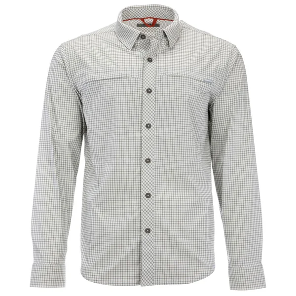 Simms Bugstopper Shirt camisa de manga larga esterlina morada plaid