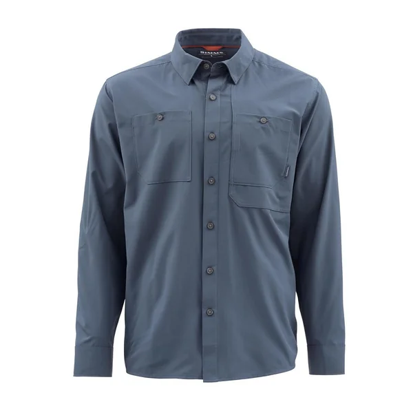 Simms Camiseta doble tirón LS luna oscura