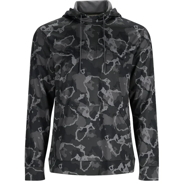 Simms Challenger Sudadera con capucha regimiento camo carbono
