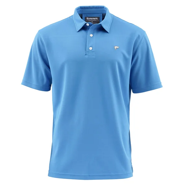 Simms Polo SS polo shirt pacific