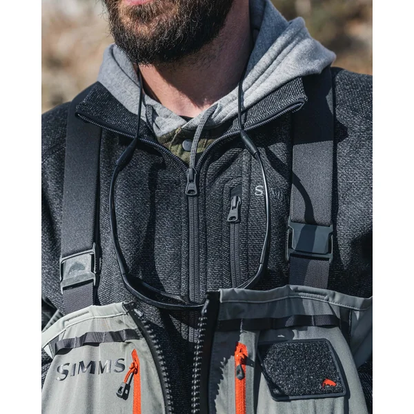 Simms Rivershed Half Zip Pullover neptune heather - Imagen 3
