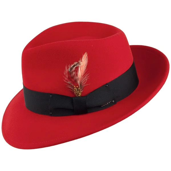 Sombrero Fedora 7002 plegable de Bailey - Rojo - Imagen 2