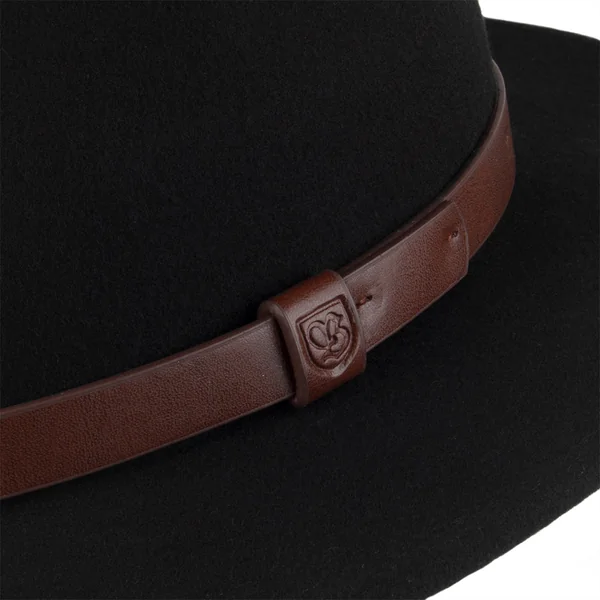 Sombrero Fedora Messer de Brixton - Negro - Imagen 4