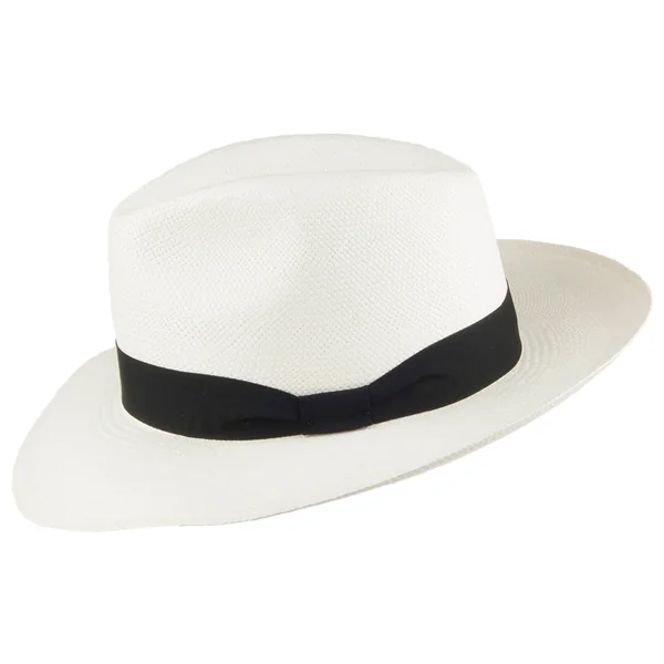 Sombrero Panamá Fedora Pico de Signes - Blanqueado - Imagen 2