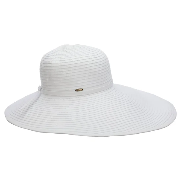 Sombrero Russo de ala ancha de Scala - Blanco - Imagen 3