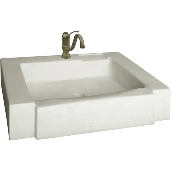 Spoelbak "Modena" - gereconstitueerde steen - 74 x 57 x 15,5 cm