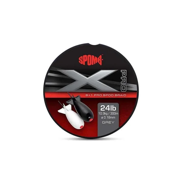 SPOMB - X Pro Braid - Gris - 24lb - 300m