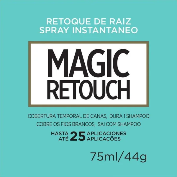 Spray Cubre Canas Loreal Magic Retouch Negro 75 ml - Imagen 5