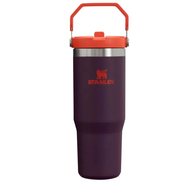 Stanley Termo Flip Straw Tumbler 30oz Plum