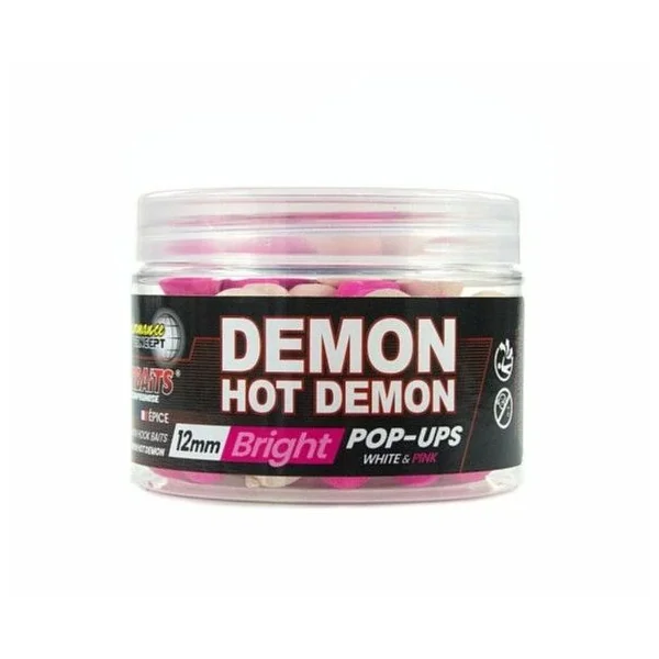 Starbaits Hot Demon Bright Rosa y Blanco 16mm 50gr