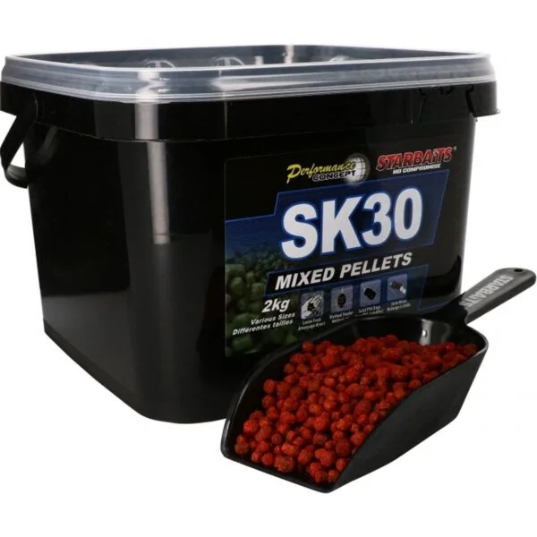 Starbaits Pellets Mixed SK30 2kg + Pala