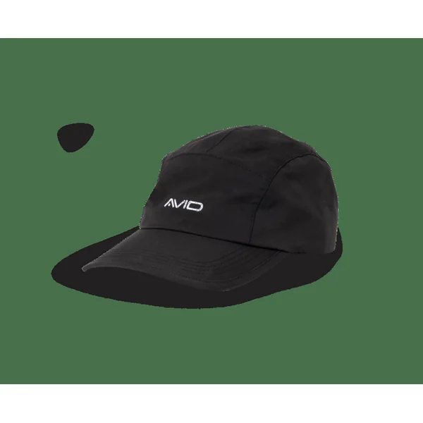 Stealth Black - Gorra impermeable de 5 paneles