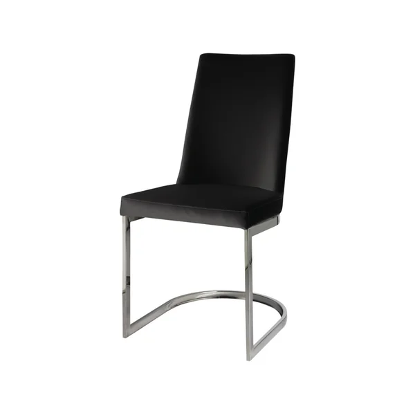 Stoel "Round" - Zwart - Set 2 stuks