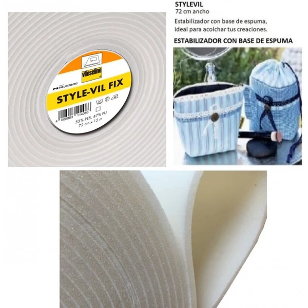 Style-Vil Material con Base de Espuma: Estabilizador para Bolsos