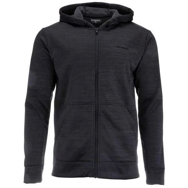 Sudadera con capucha Simms Challenger Full-Zip Hoody black heather