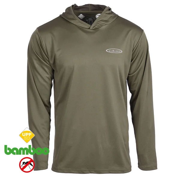 Sudadera Vision Bamboo Bug & UV oliva pálido