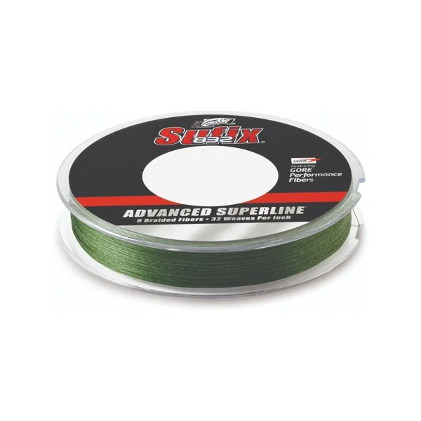 Sufix 832 advance superline green braided fibers
