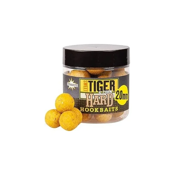 Sweet Tiger y Corn Hard Hookbaits - 20mm