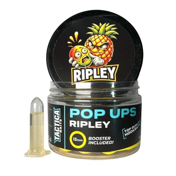 Tactica Baits Ripley Pop ups Fluor Yellow 150ml