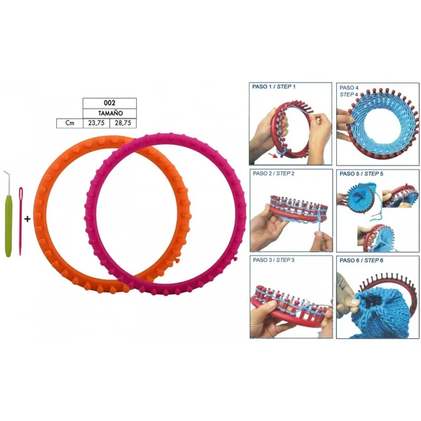 Telar Circular de Tricotar Grande (Pack de 2)
