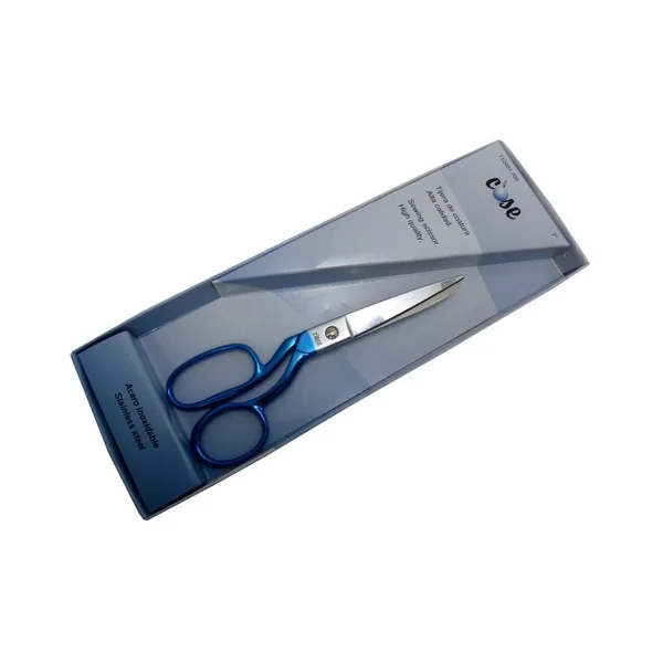 Tijera Modista Profesional 7" Mango Azul - Imagen 3