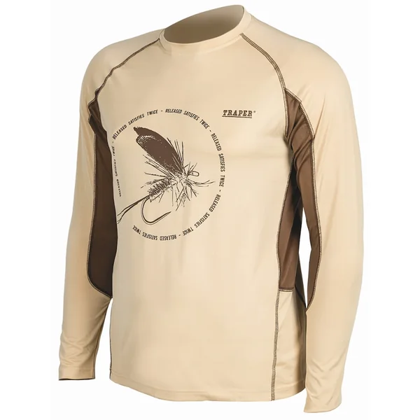 Traper Camisa solar Dryfly protección solar arena