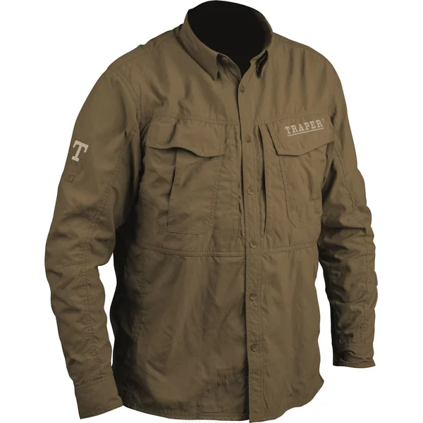Traper Montana Guía Pesca Camiseta tuerca
