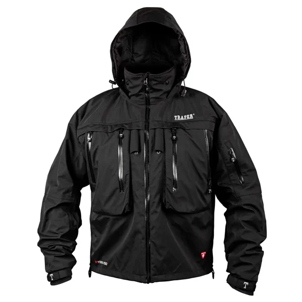 Traper Utah Insulated Wading Jacket con forro interior black