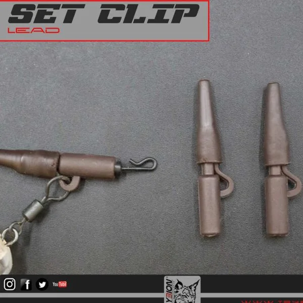 Trybion Lead Clip & Tail Rubber Marrón - Imagen 2