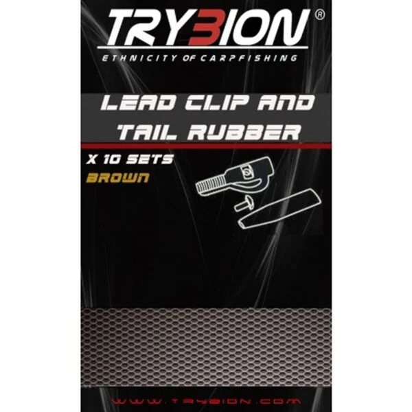 Trybion Lead Clip & Tail Rubber Marrón - Imagen 3