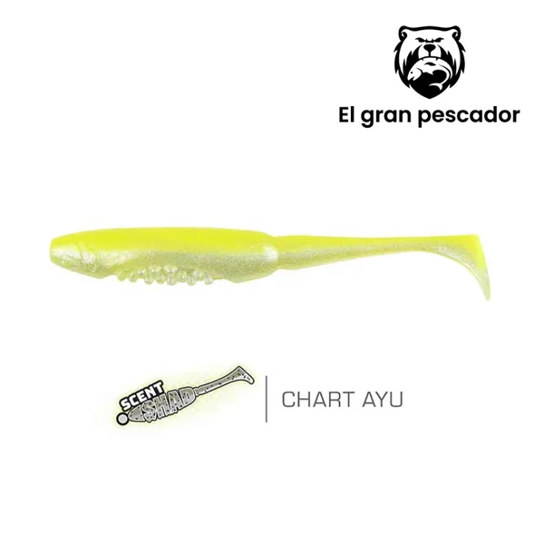 Vinilos Fox Rage Scent Shad Chart Ayu 7cm