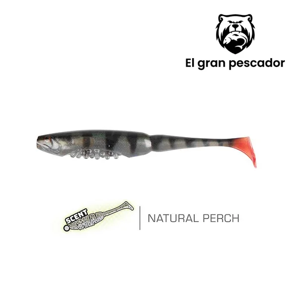 Vinilos Fox Rage Scent Shad Natural Perch 7cm