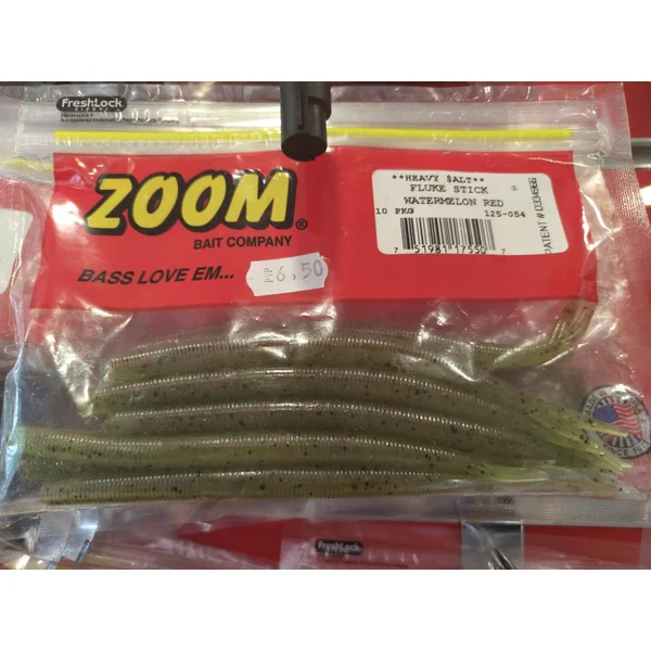 Vinilos Zoom Fluke Stick Watermelon Red