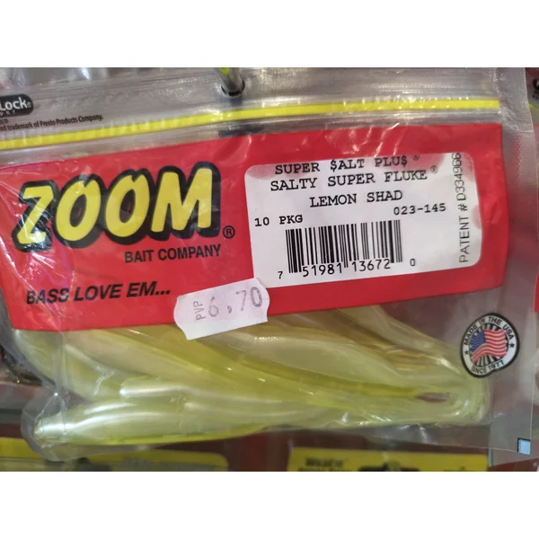 Vinilos Zoom Super Fluke Lemon Shad