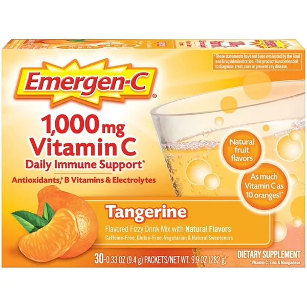 Vitamina C Emergen-C 1000mg 30 Sobres Tangerine