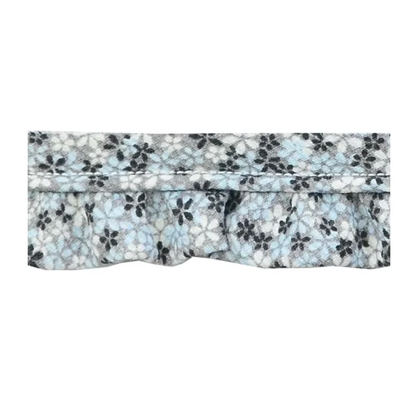 Vivo con Fruncido Flores 2,5cm: Gris o Marrón